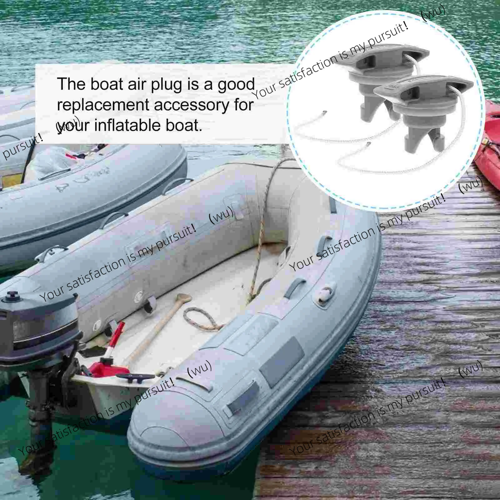 4pcs Kayak Caps Air Covers Inflatable Boat Air Plugs Kayak Parts