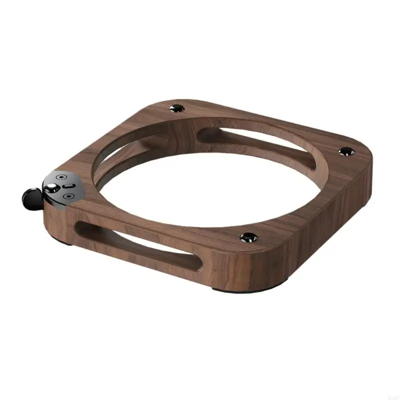 

Walnut Desktop Stand for 4 with Ventilation Dust Protections