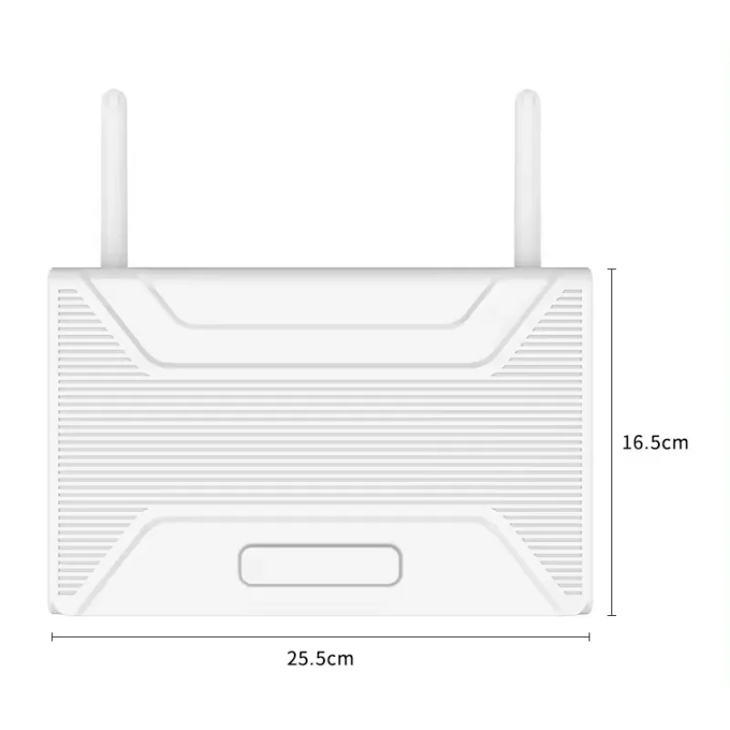 4CH Wireless NVR Kit with 4MP Solar PTZ Camera and 10 Inch LCD Monitor IP66 Waterproof Wireless Solar Camera Kit with Monitor