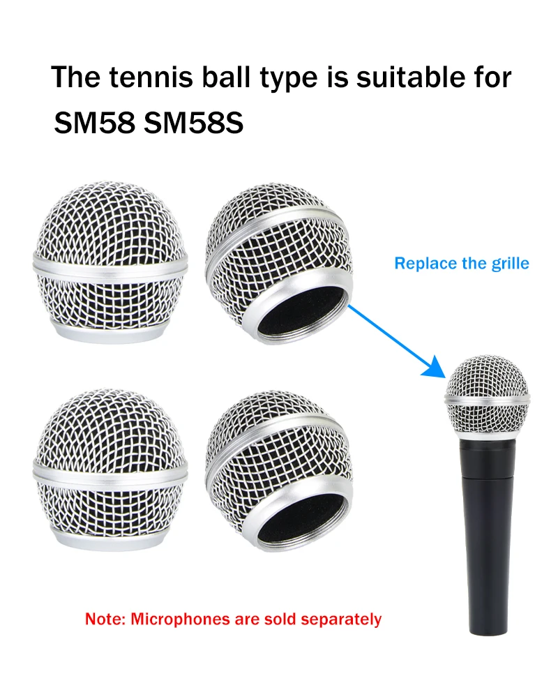 4Pc Microphone Repl…