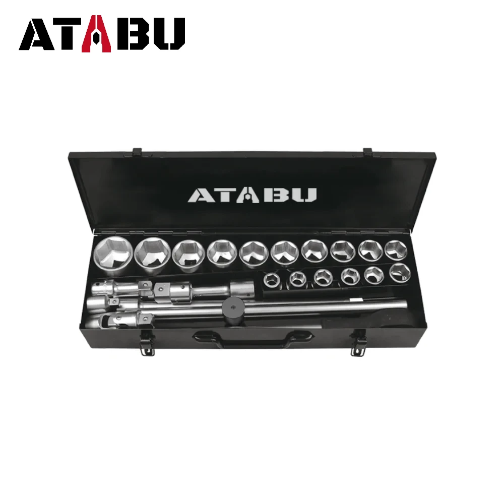 

ATABU Top Quality 24 Pcs 3/4'' Dr. Socket Set