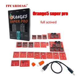 Orange5 Orange 5 Super Pro v1.36 v1.35 Full Actived Professional Programming Device With Full Adapter OBD2 Auto Programmer