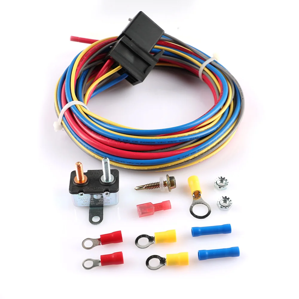 40205G Electric Fuel Pump Harness and Relay Wiring Kit Heavy Duty