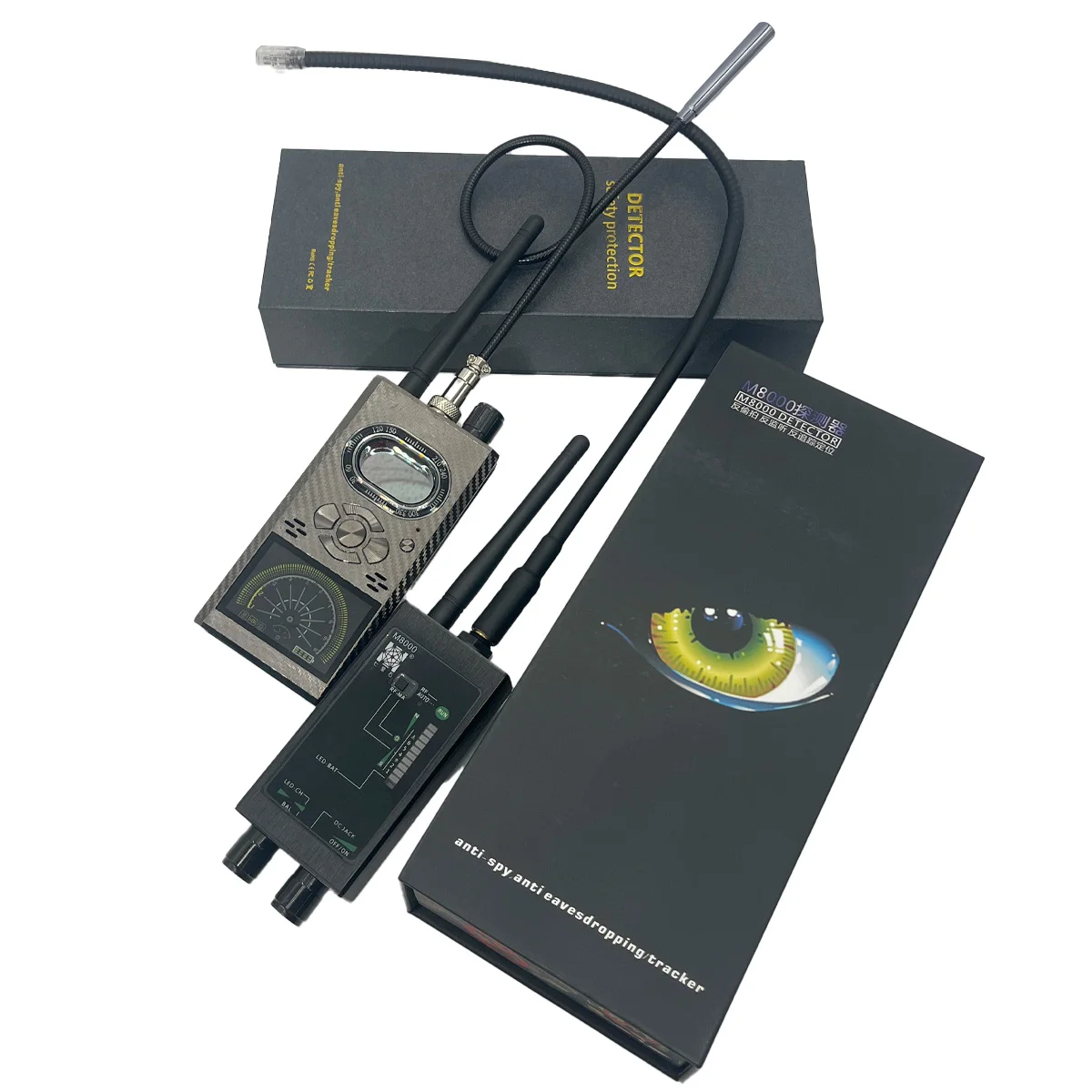 

K99 GPS Tracker & Hidden Camera Detector, Sleep Mode Magnetic Probe, Night Vision IR Scan, Portable for Travel/Business/Meeting