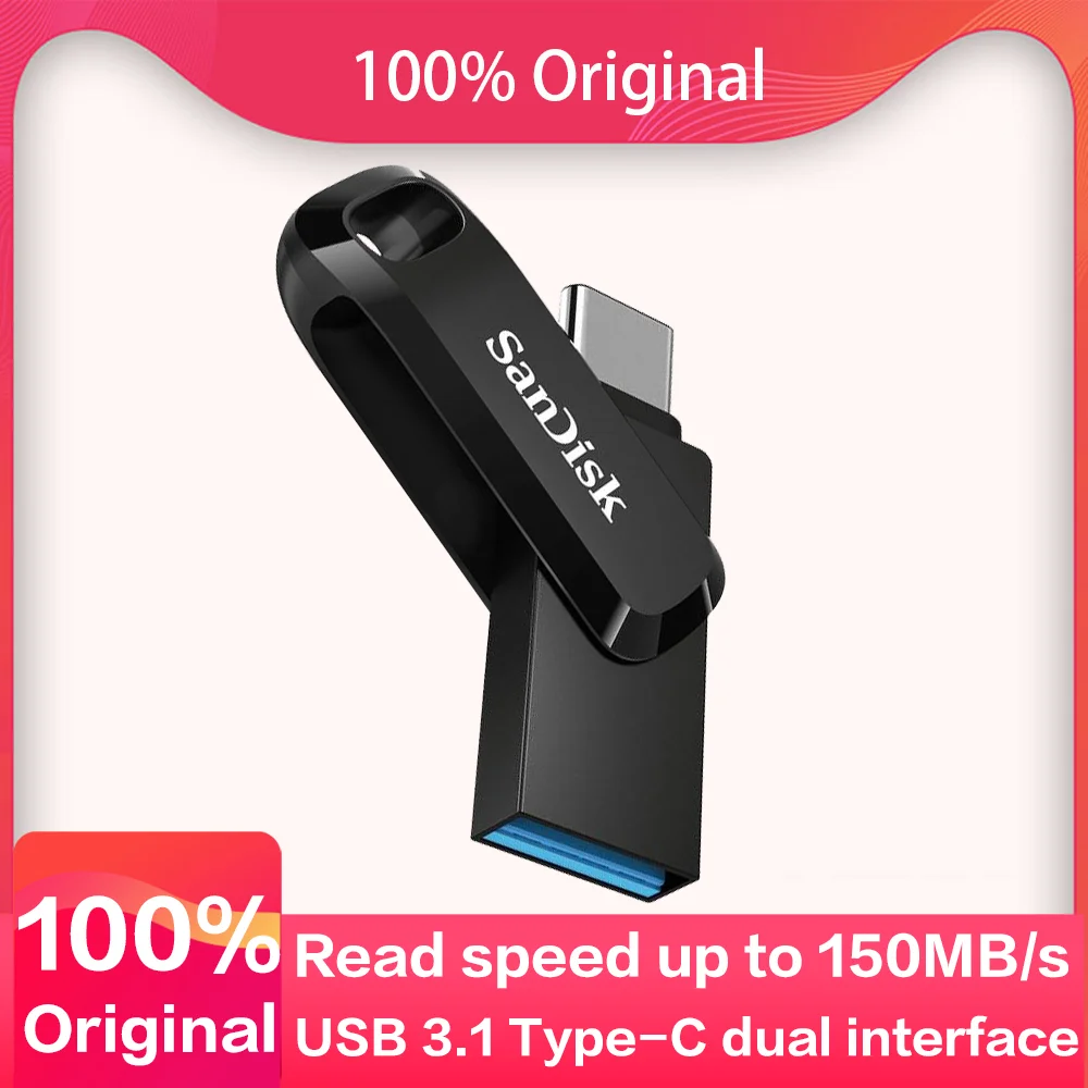 محرك أقراص فلاش 512 جيجابايت 32 جيجابايت 64 جيجابايت 128 جيجابايت Ultra Dual USB 3.1 256 جيجابايت قرص OTG Type-C قلم محرك عصا 150 متر/الثانية لأجهزة الكمبيوتر المحمول الذكية من النوع C