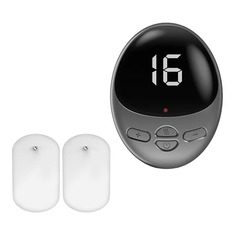 เครื่องนวดคอและไหล่ขนาดเล็กแบบชาร์จไฟผ่าน USB รุ่น AB43 สำหรับใช้ในบ้าน, แผ่นประคบไฟฟ้าบรรเทาอาการปวดกระดูกต้นคอ