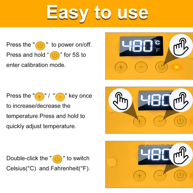 

Для Dewalt/Milwaukee/Bosch 18 В литий-ионный аккумулятор, регулируемая паяльная станция, электрический паяльник с дисплеем USB Type-C