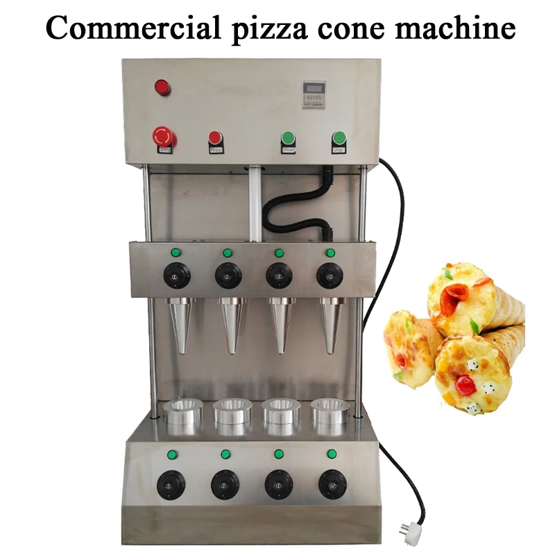 Size Customized Pizza Cone Molding Machine Rotary Pizza Cone Oven Pizza Cone Warmer Showcase With Production Line