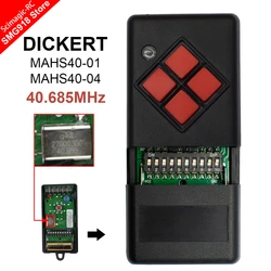 Hand-held Transmitter DICKERT MAHS40-01 MAHS40-04 40.685 mhz Garage Door Remote Control Compatible For DICKERT Red Key 40mhz