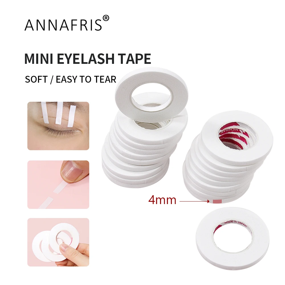 ANNAFRIS 4mm Eyelash Lifting Tape Easy Tear Professional Eyelash Tape Grafted Eyelash Beauty Eyelashes Extension Supplies