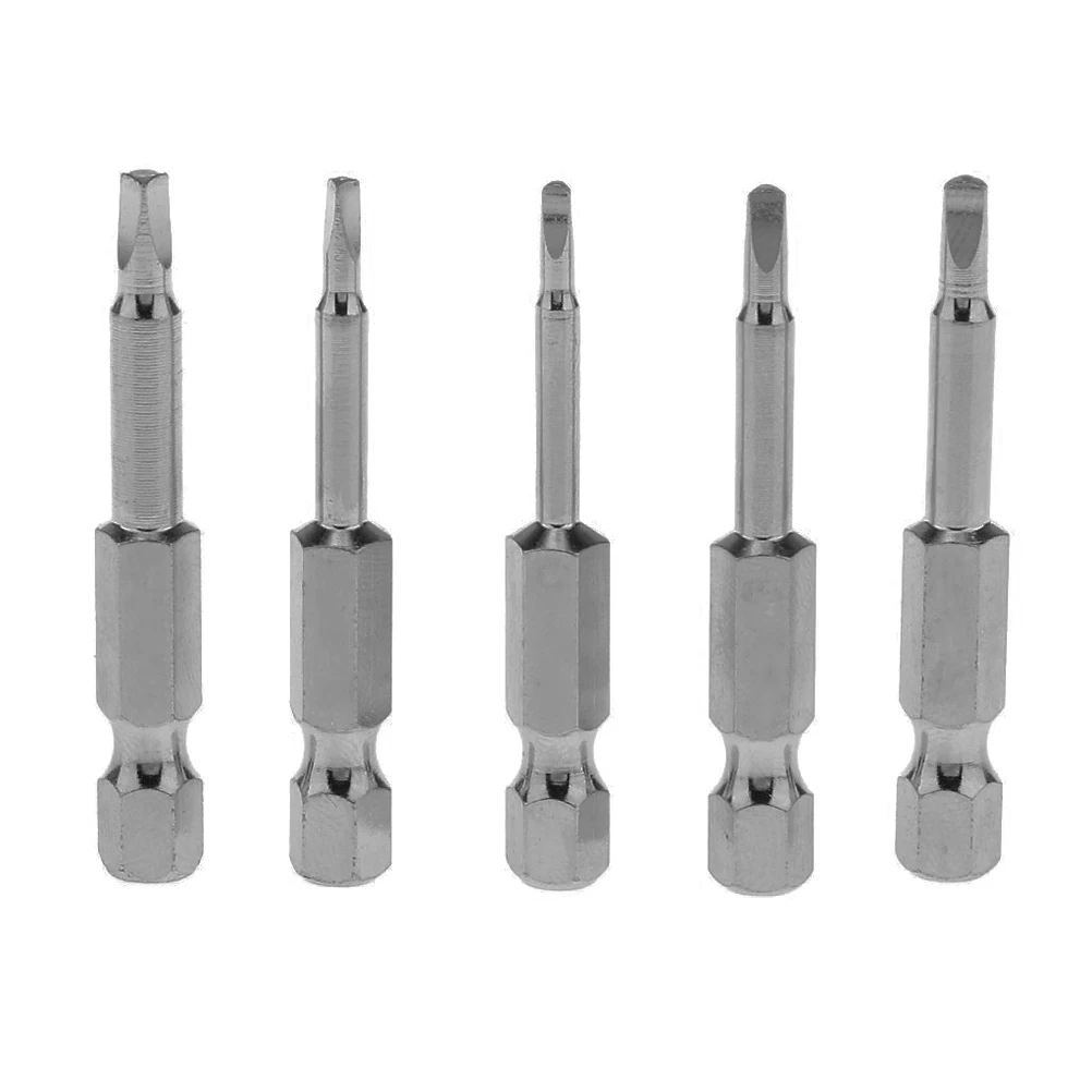 

50pcs Electric Screwdriver Bits 50mm shank Magnetic Steel Drill Heads for Electric Assembly Durable High Strength Triangle