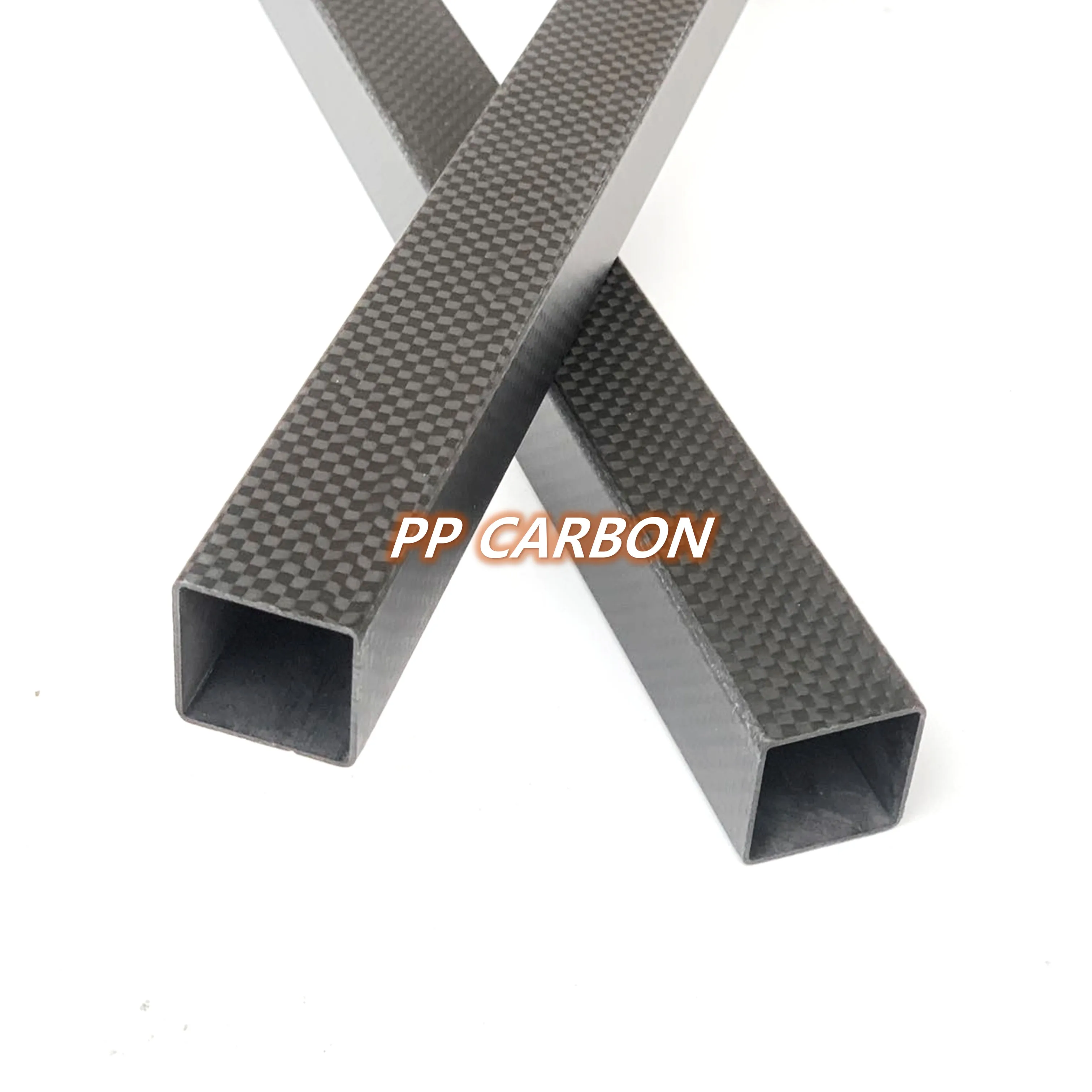 1PC 500mm Carbon Fiber Square Tube OD 30mm 35mm 36mm 40mm 45mm 50mm 56mm 70mm 80mm 90mm 100mm for Hardness Composite 3K Material