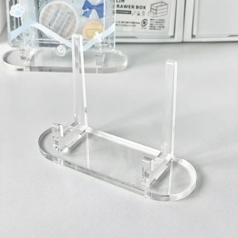 Clear Acrylic Display Stand Transparent Book Holder Picture Frame Plate Rack for Tablet Cookbook Vinyl Record Desktop Exhibition
