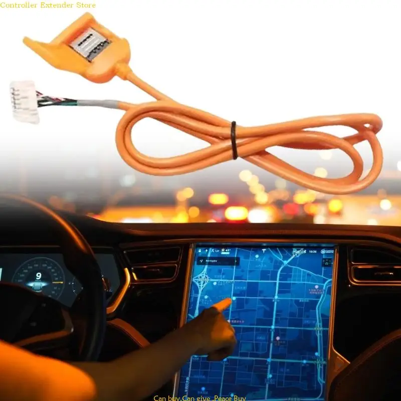 General Connection Cable Multifunctional Internet Cable Simple to Use for Androids bases Car Navigation Screens