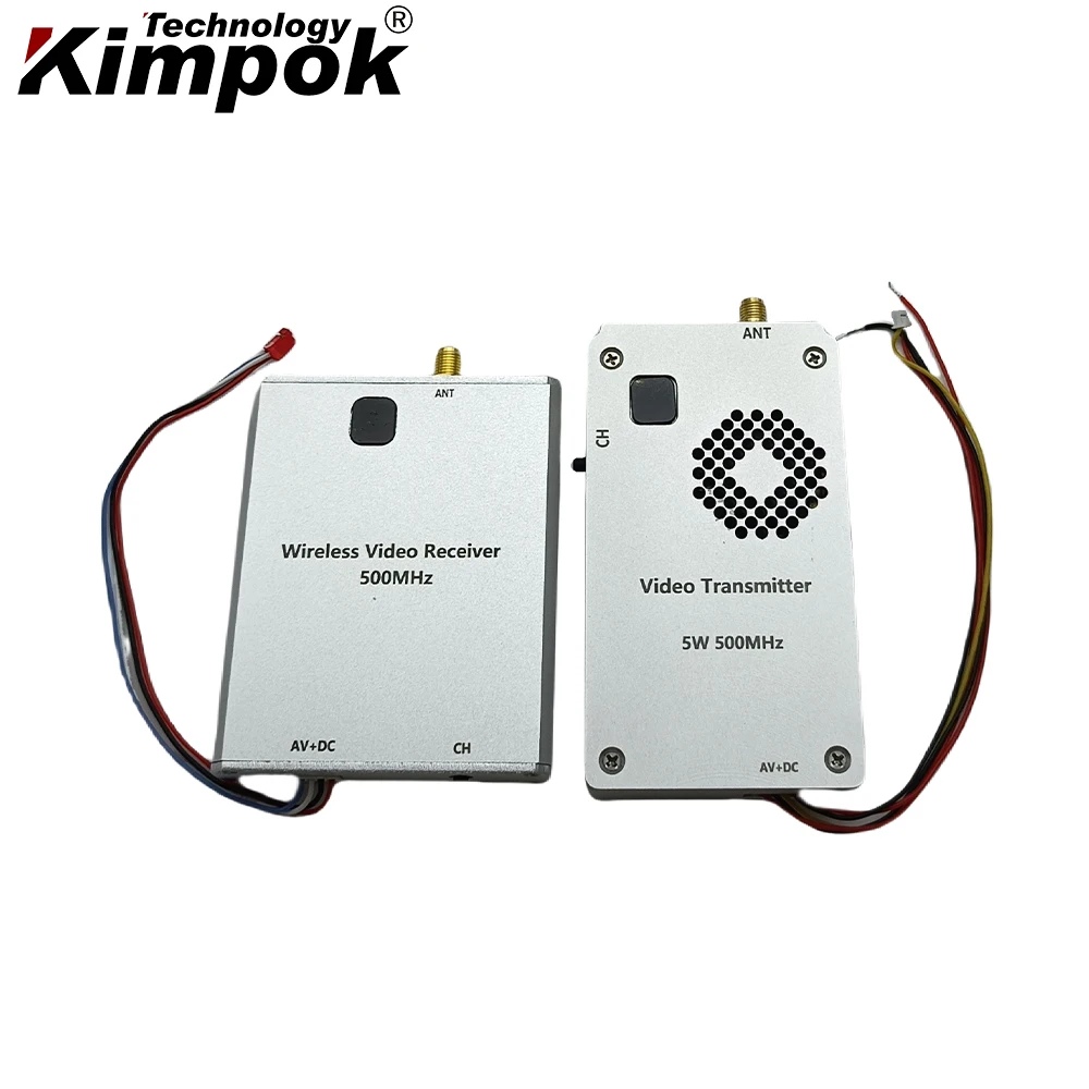500Mhz 5W Fpv Vtx Wireless Video Transmitter and Receiver for Long Range Transmission