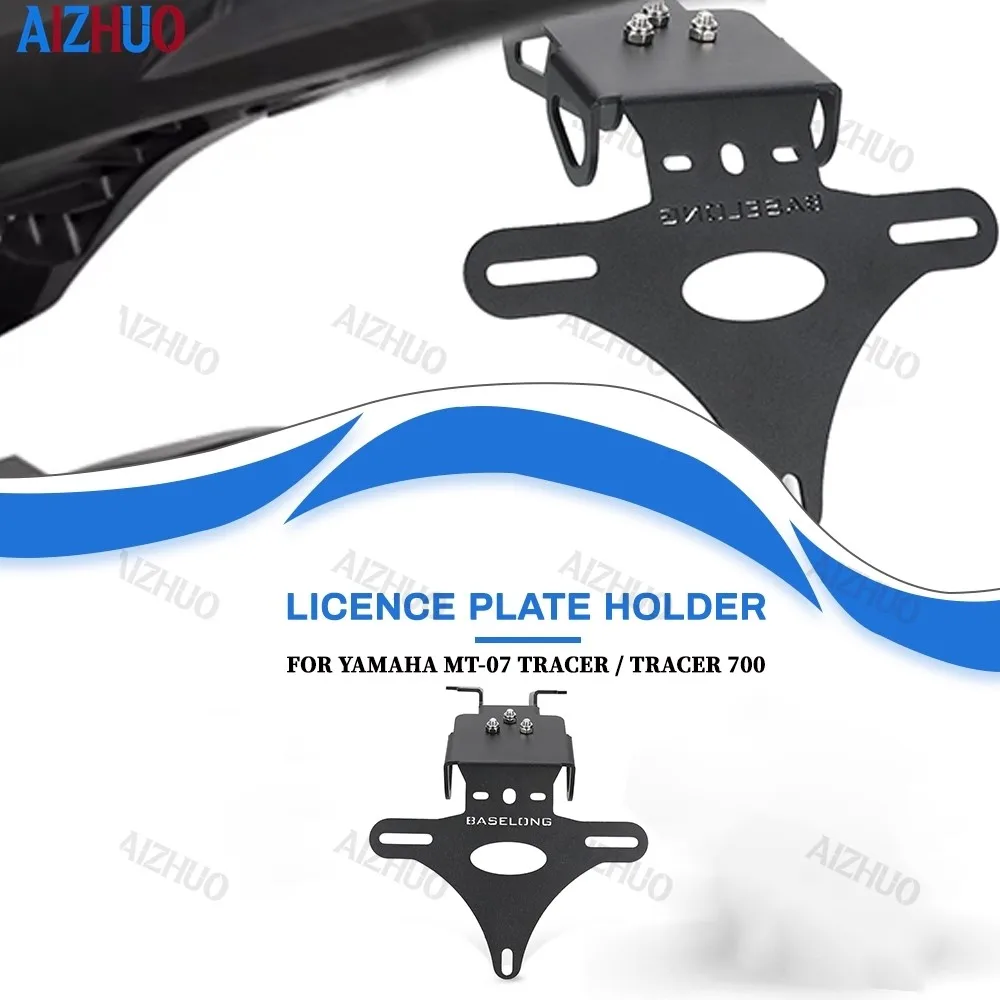 

For YAMAHA MT07 MT-07 Tracer Tracer 700/7/7GT/900 2021-2023 2024 2025 Rear Tail Tidy Fender Eliminator Kit License Plate Holder