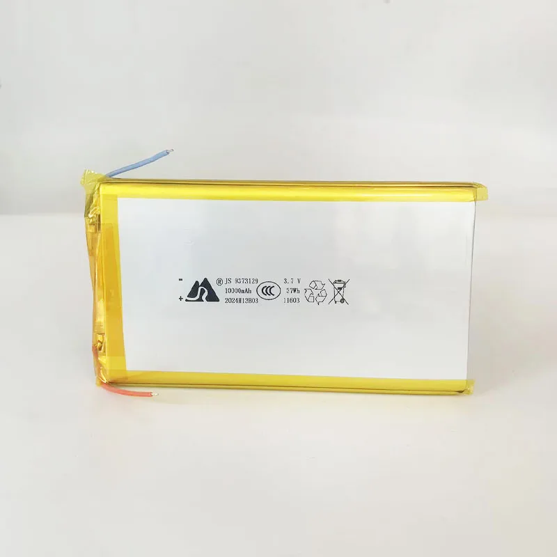 New 3.7V 9373129 10000mAh Soft Package Battery Cell for Power Bank Bluetooth Speakers Tablet DVD 8873129 8870129 DIY Weld