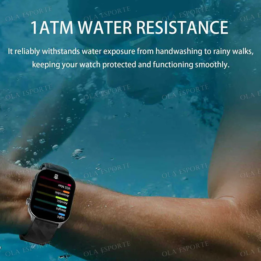 GPS ساعة ذكية للرجال والنساء 5ATM مقاوم للماء وسائط رياضية متعددة اللياقة البدنية ساعة معدل ضربات القلب مراقبة النوم Smartwatch 2025New