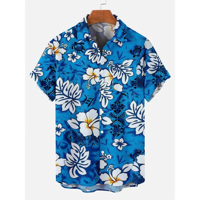 

Summer Beach Shirts Camping Shirts Short Sleeve Mens Formal Shirts Mens Short Sleeve Tropical Plants Button Down