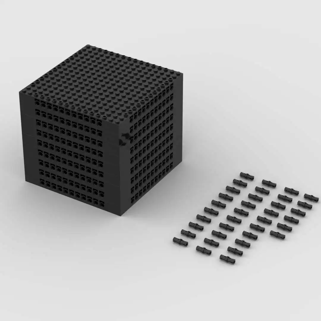 MOC Building Block Pixel Art Base Plate Specifications 65803 DIY Mosaic Painting Replacement Parts 9PCS  with 36PCS Pin 