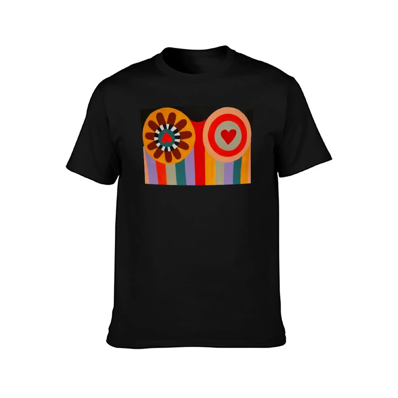 Nana Painting in Homage to Niki de Saint Phalle T-Shirt Trendy Pattern T-Shirt for Men