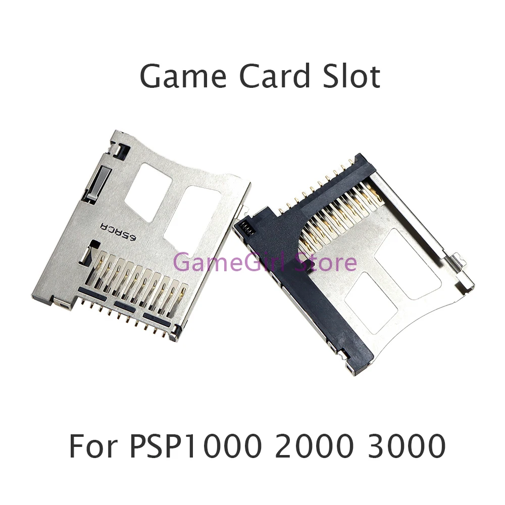 50pcs Game Memory Card Slot Reader Holder Socket for PSP1000 PSP2000 PSP3000 PSP 1000 2000 3000 Repair Replacement Parts