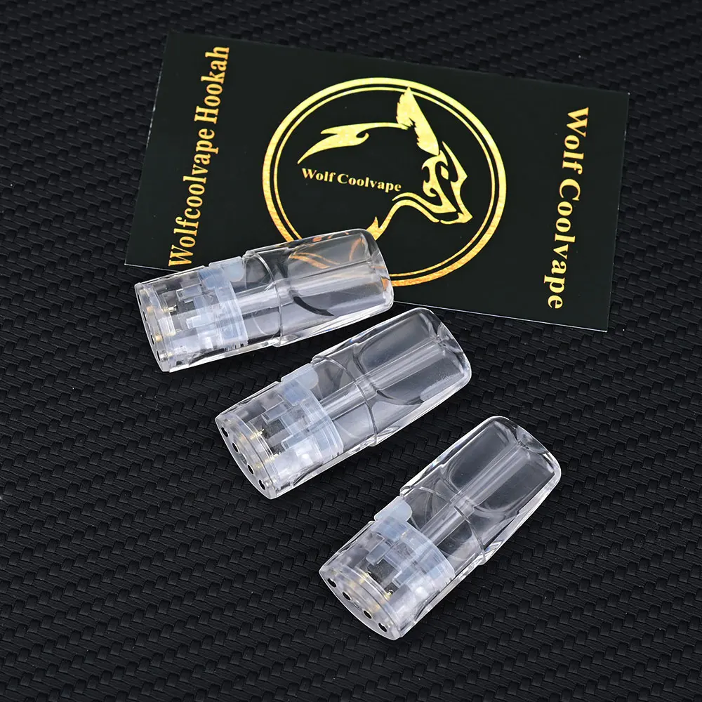 

3pcs Wolfcoolvape Replacement Cartridge Relx Classic Refillable Pods Empty 1.0 ohm 2.5ml Vape Pods Relx Classic Empty Cartridge