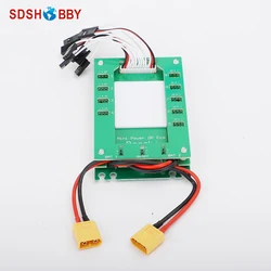 Mini Servo Section Board with Dual Power Input Wire and Electronic Switch Green Color