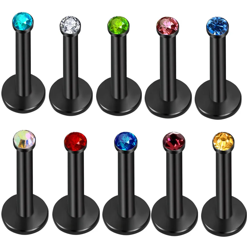 10Pcs Lip Ring Pier…