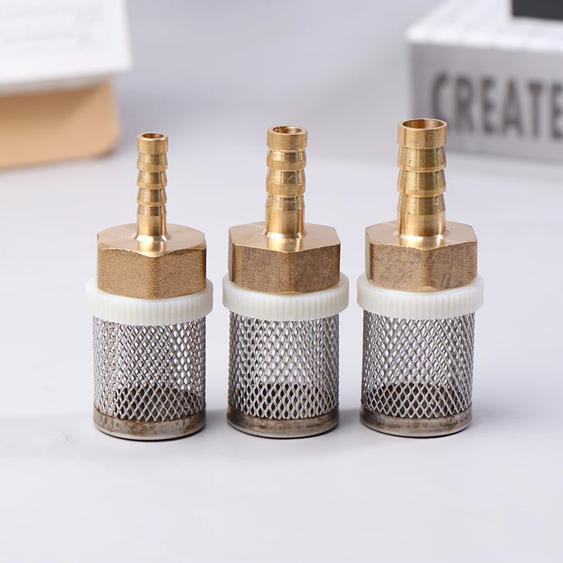 4-10mm Stainless Steel Mesh Strainer Copper Head Hose Filter Garden Irrigation Car Washing Aquarium Filter Water Pump Filtering