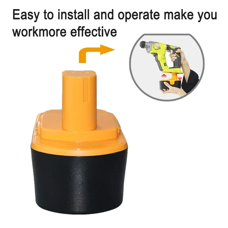 

P100 P101 4800mAh Replacement Battery Compatible with Ryobi 18V ABP1801 ABP1803 BPP1820 Cordless Power Tools