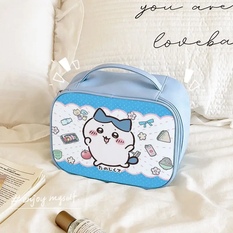 New Girl Chiikawa Makeup Bag Cosmetics Skincare Products Storage Bag Handheld Toiletry Bag Makeup Bag Travel Bag Cosmetics