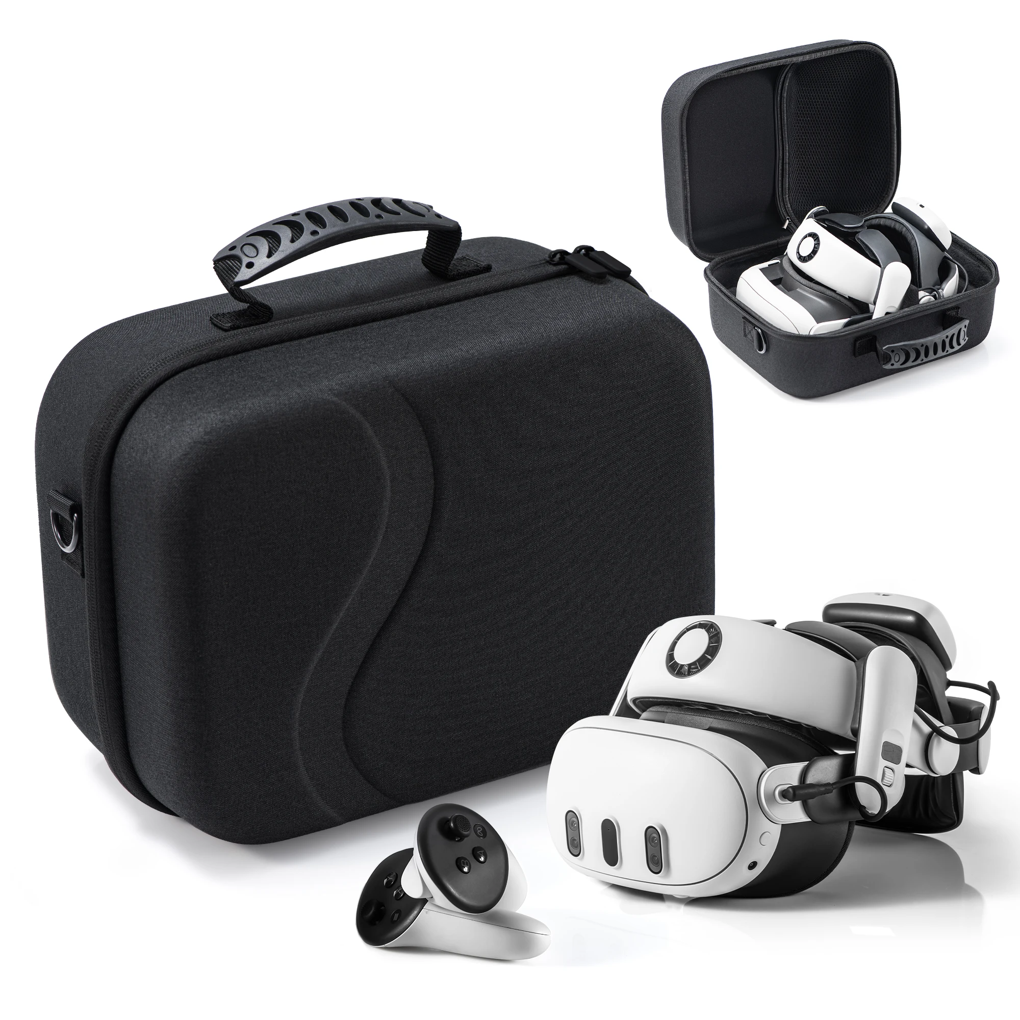 Shoulder Bag For Meta Quest 3 Travel Carrying Box Large Hard Shell Bag For Quest 3 Storage Bag VR Accessories Carrying Case