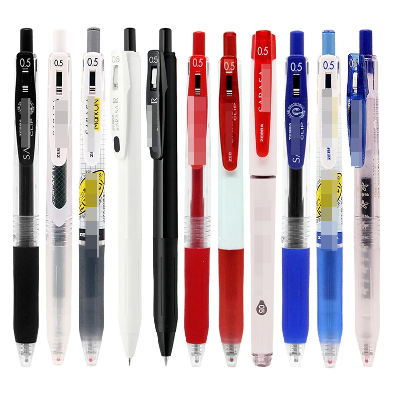 Pen JJ15 Press Gel Pen 0.3/0.4/0.5/0.7/1.0mm Black and Red Pen Glass pen Glass fountain pen