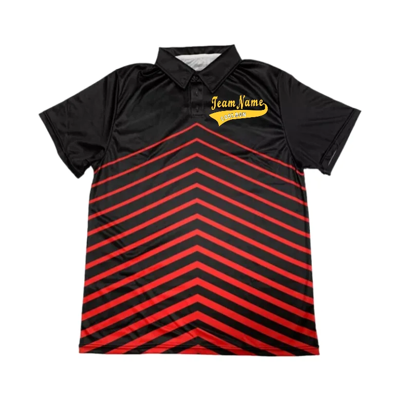 5PCS Summer Custom Sublimated Short Sleeved Cool Polo Shirts Casual Polo With Your Names/Numbers