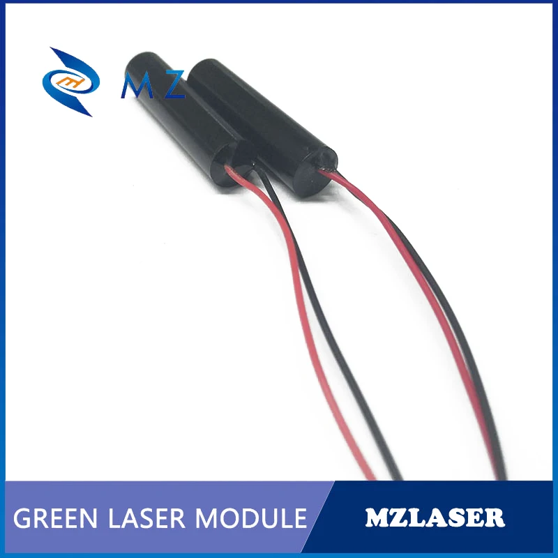 D8mm 520nm 5mW Green Dot Laser Module Industrial Grade APC Drive CW Circuit