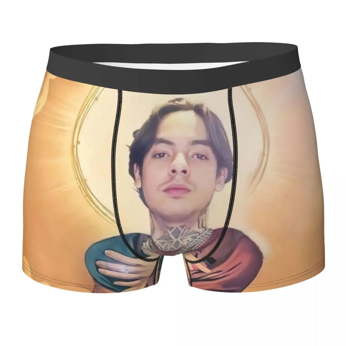 

N-Natanael Canos Underwear Singer Funny Jesus Male Shorts Briefs Comfortable Boxershorts Trenky Printing Oversize Panties