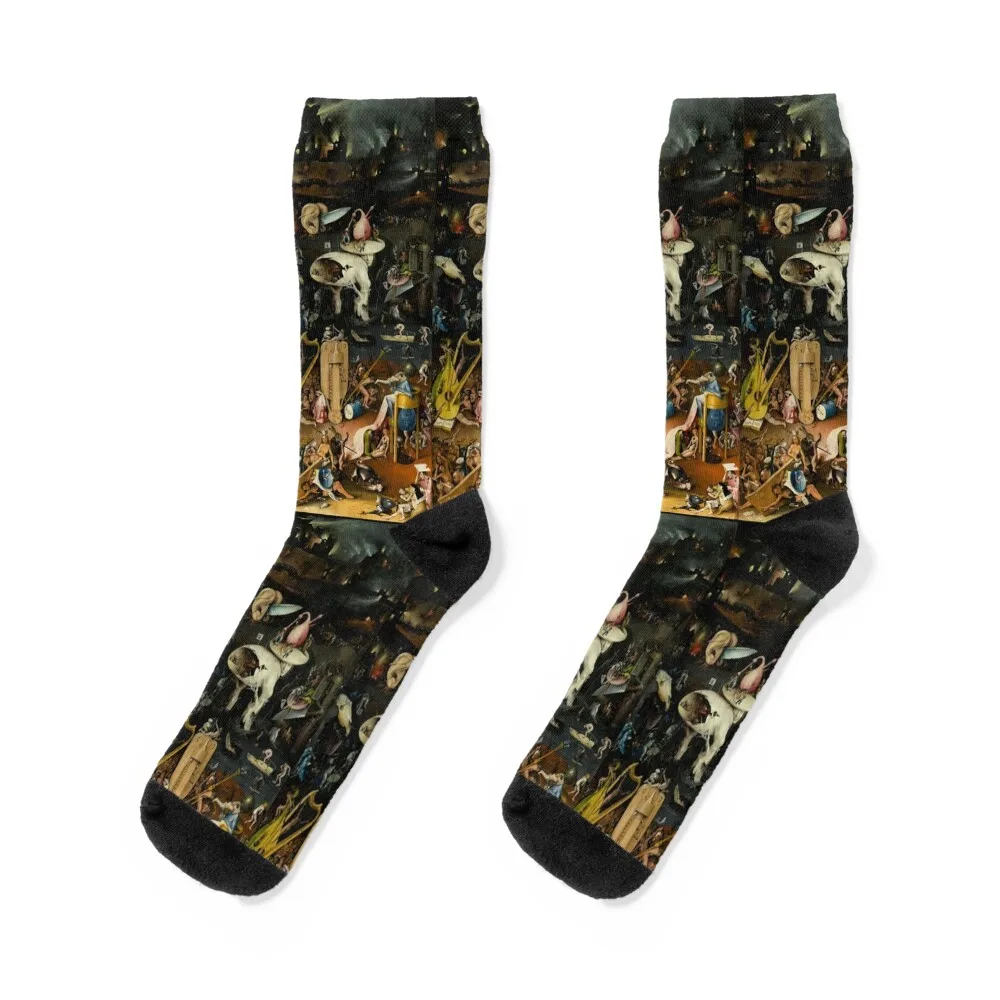 

The Garden Of Earthly Delights-Hieronymus Bosch Socks Antiskid soccer set luxury winter Women's Socks Men's