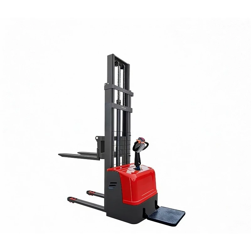 1 Ton Electric Walking Stacker | Battery Powered Counterbalance Forklift  for Sale