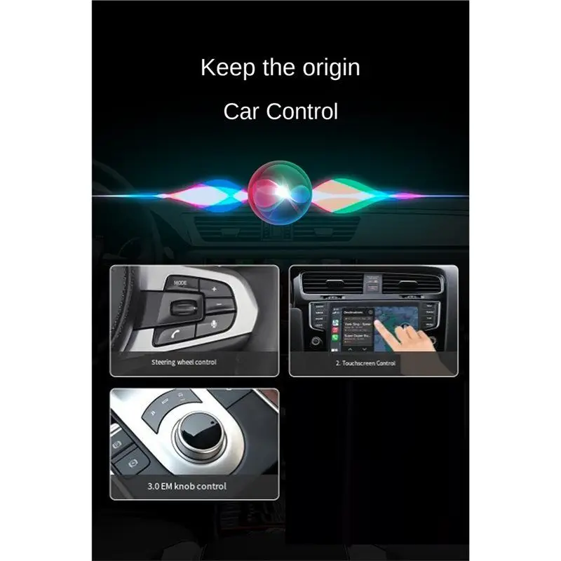 Wireless Carplay Android Auto Box 2In1 verkabelt mit Wireless Dongle Automatic Connect Adapter