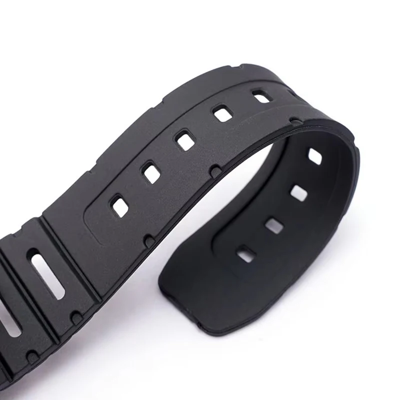 สายนาฬิกาสำหรับนาฬิกา Casio รุ่น CA-53W CA-61W FT-100W W-520U W-720G สายนาฬิกา TPU แบบนิ่ม ขนาด 18 มม. 20 มม. สายรัดข้อมือ FT100W