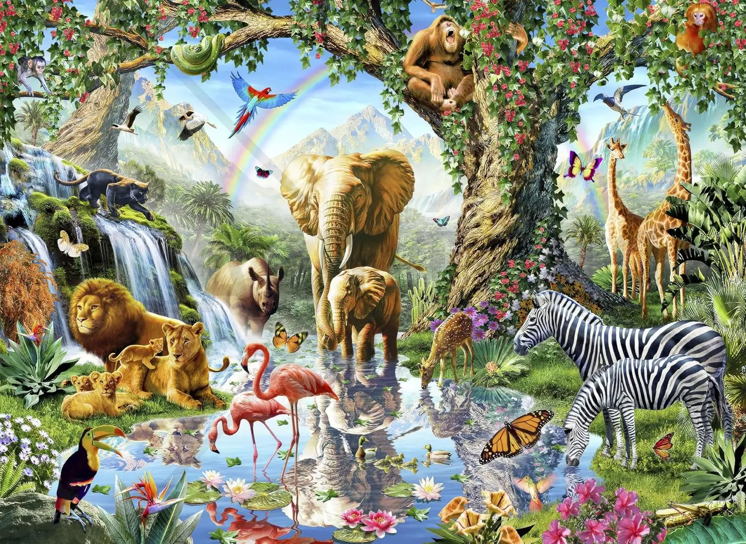 ألغاز على شكل حيوانات للبالغين 150/300/500/1000 قطعة ألغاز ألعاب تحدي عائلية رائعة للأطفال هدية عيد ميلاد شخصية