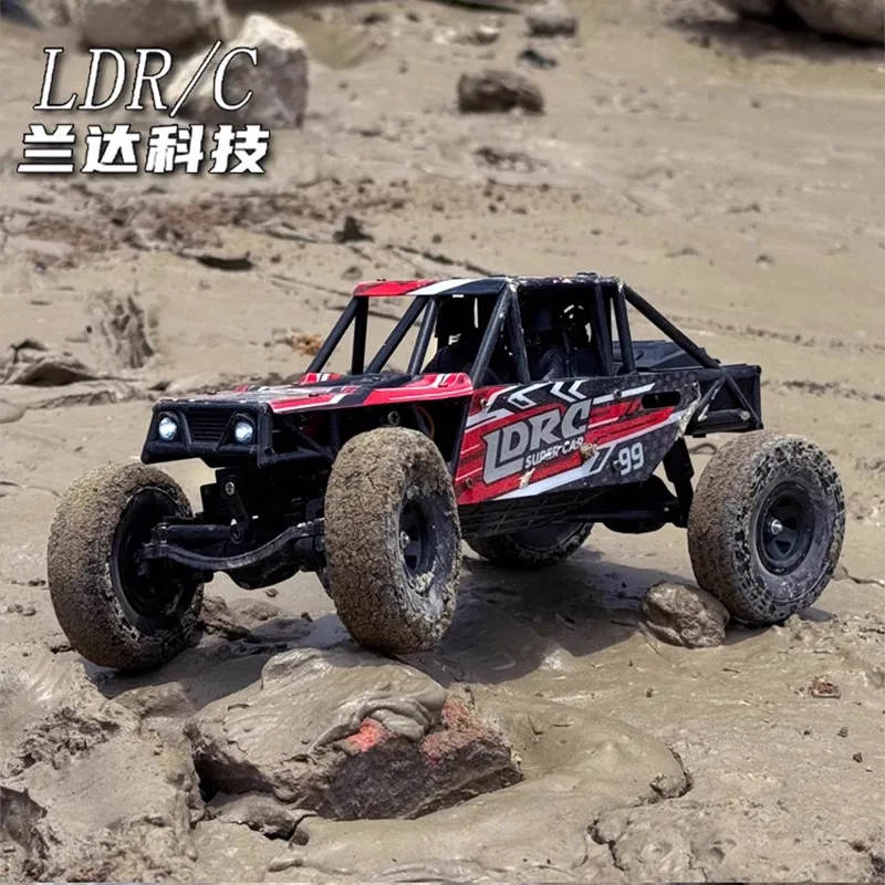 

New LD18499 Rc Car 1:18 Full Proportion Rc Offroad 4x4 Rc Crawler Pipe Rack Climbing Vehicle Car Model Boy's toy gift