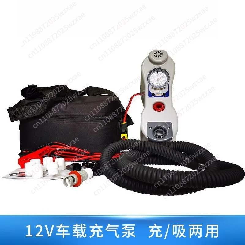 BRAVO On-board Marine Air Pump DC 12V Electric Air Pump Marine For Inflatable Boat /Sofa/ Bed/ Pool Air Flow 500L/min