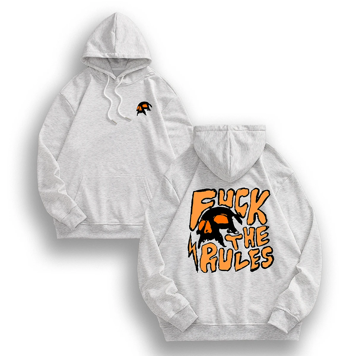 เสื้อสเวตเชิ้ตมีฮู้ดลำลองสำหรับฤดูใบไม้ผลิฤดูใบไม้ร่วงของผู้ชาย - เสื้อสวมหัวที่ให้ความอบอุ่นนุ่มนวลพร้อมฮู้ดปรับได้ ทรงหลวมสำหรับการเดินทางในชีวิตประจำวันและวันหยุดสุดสัปดาห์