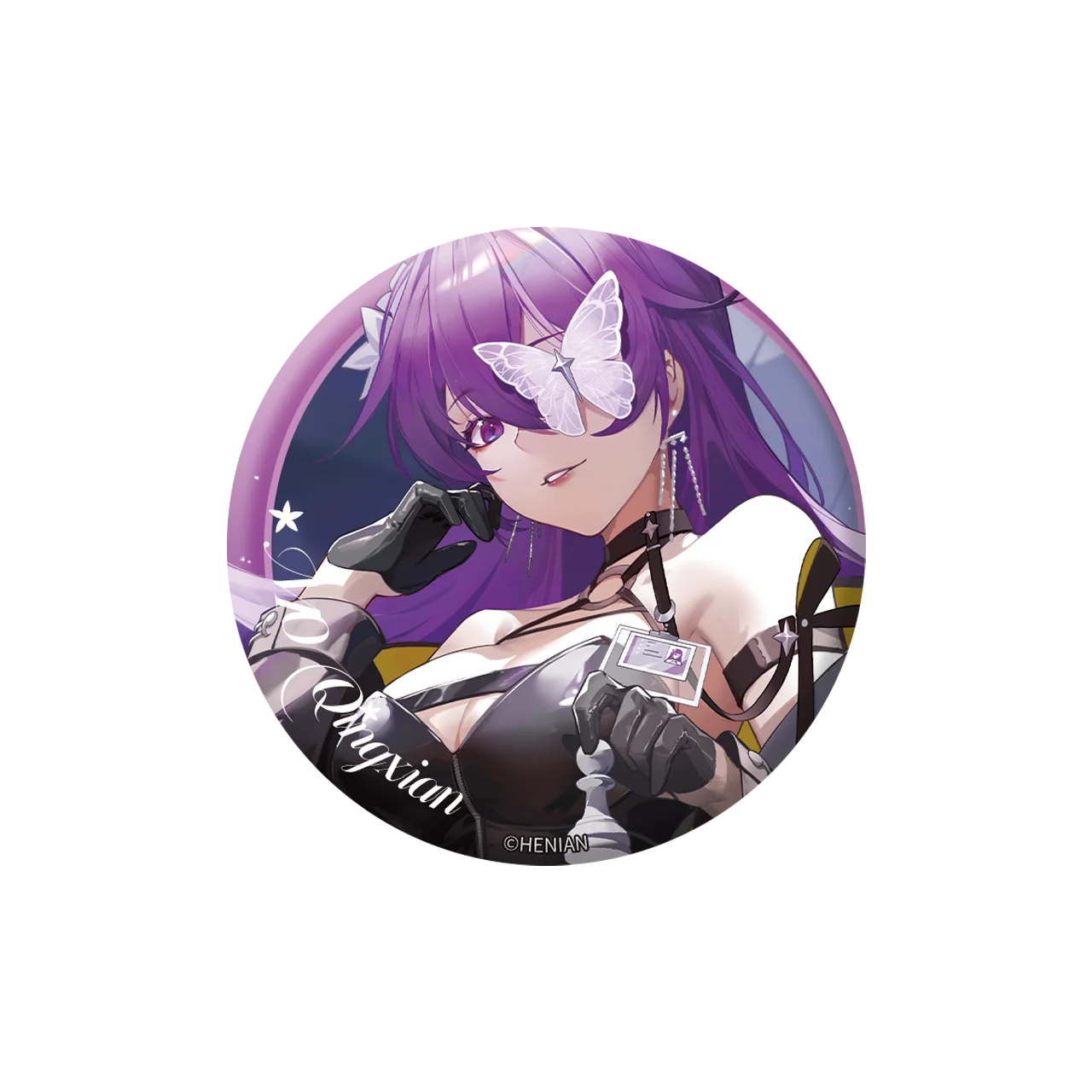 58mm Anime Vsinger Mo Qingxian Cosplay KOSTÜM Abzeichen Pin SPTE Weißblech Brosche ﻿   Requisite Gilf