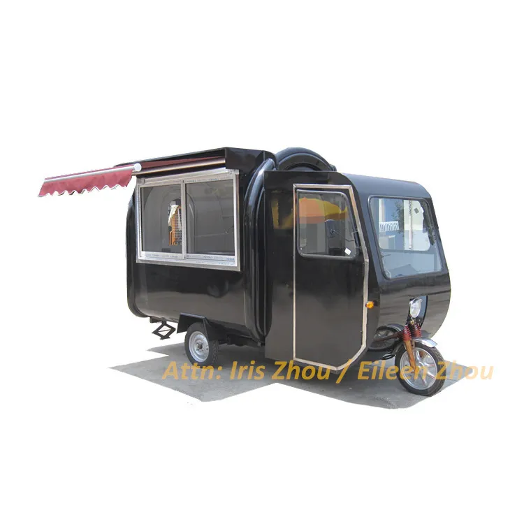 Electric Tricycle Mobile Bike Food Cart For Sale Electric Coffee Bike Motor Food Truck