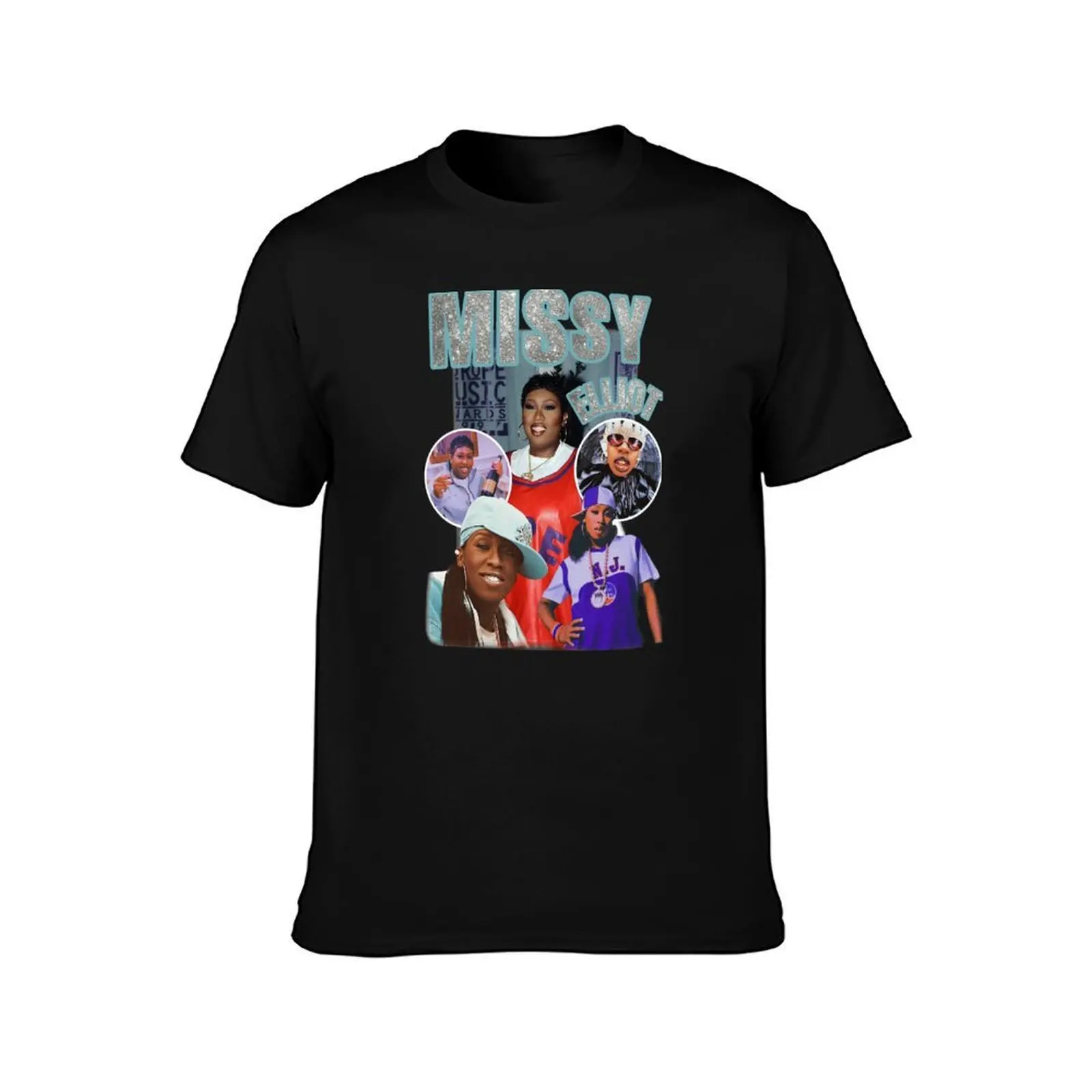 CUSTOM MISSY ELLIOT TEE T-Shirt Summer Casual Cotton Tee, Unisex Men Women