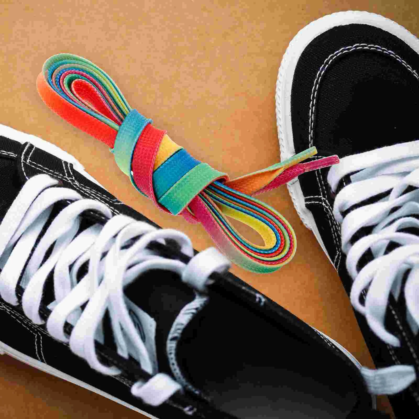 1 Pair Roller Skate Laces Hockey Skate Laces Waxed Shoe Lace Skate Waxed Shoelace shoelaces replacement