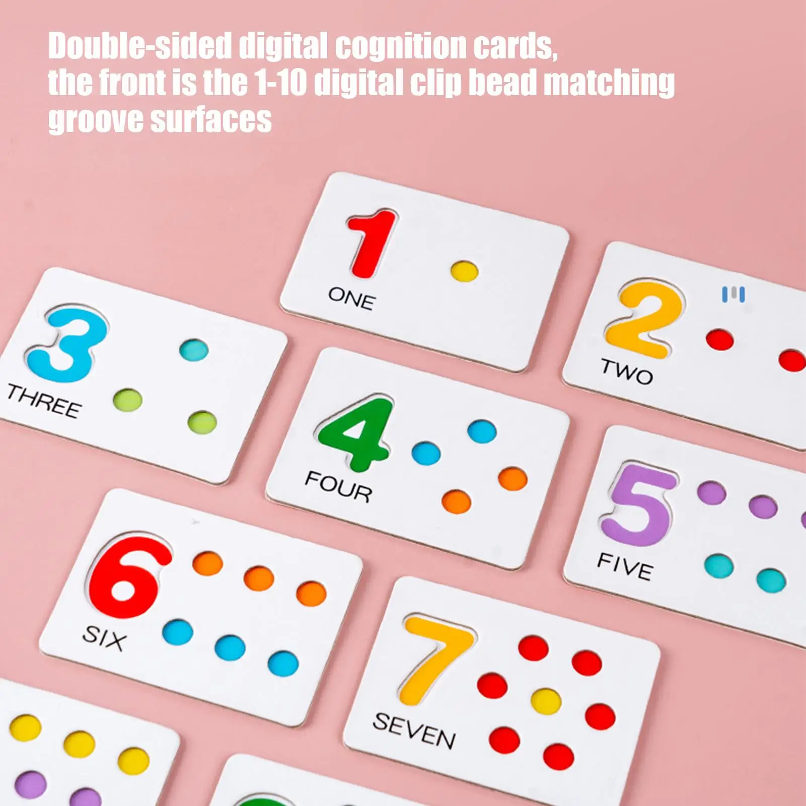 Perline di apprendimento digitale in silicone Bacchette e cucchiai Perline matematiche Giocattolo Gioco educativo colorato di riconoscimento dei numeri per bambini